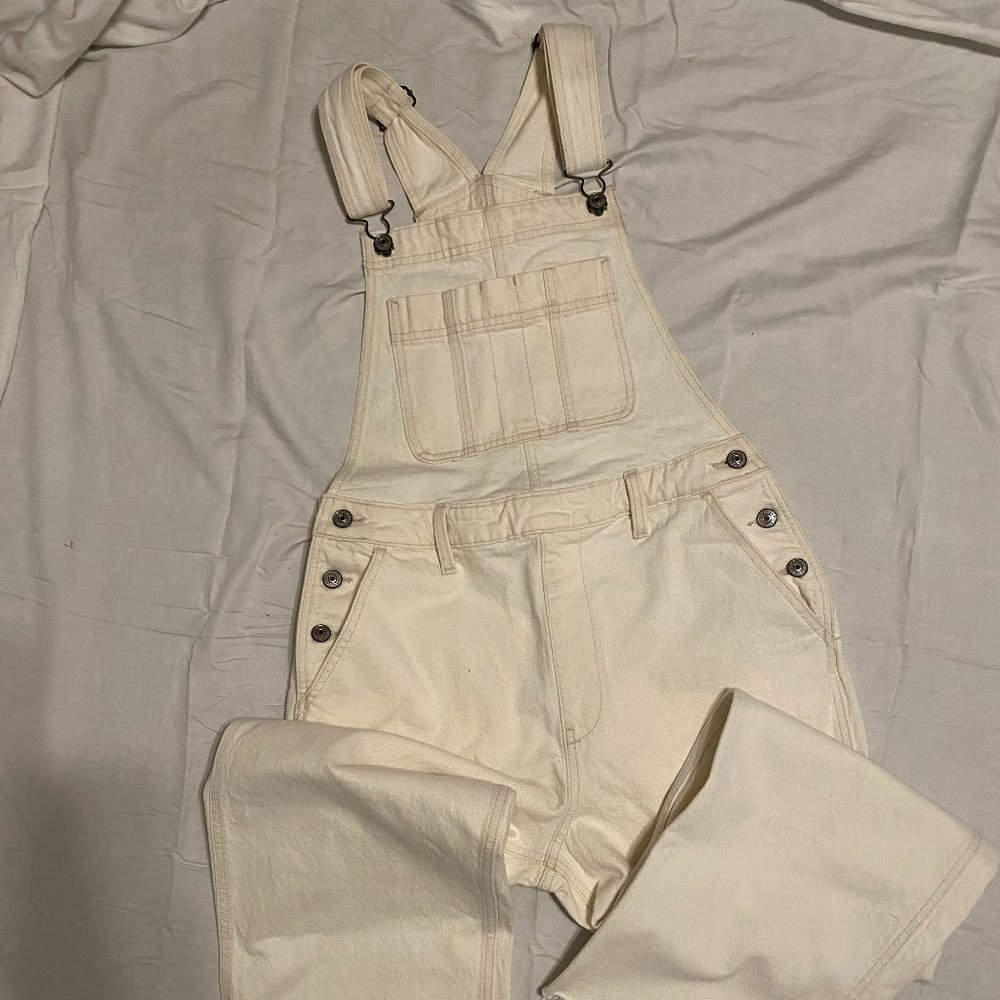 Cream Pant Overalls